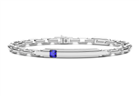 Bracelet Zancan Man insigna color in Silver Zirconia ESB321-BL - ESB321-BL